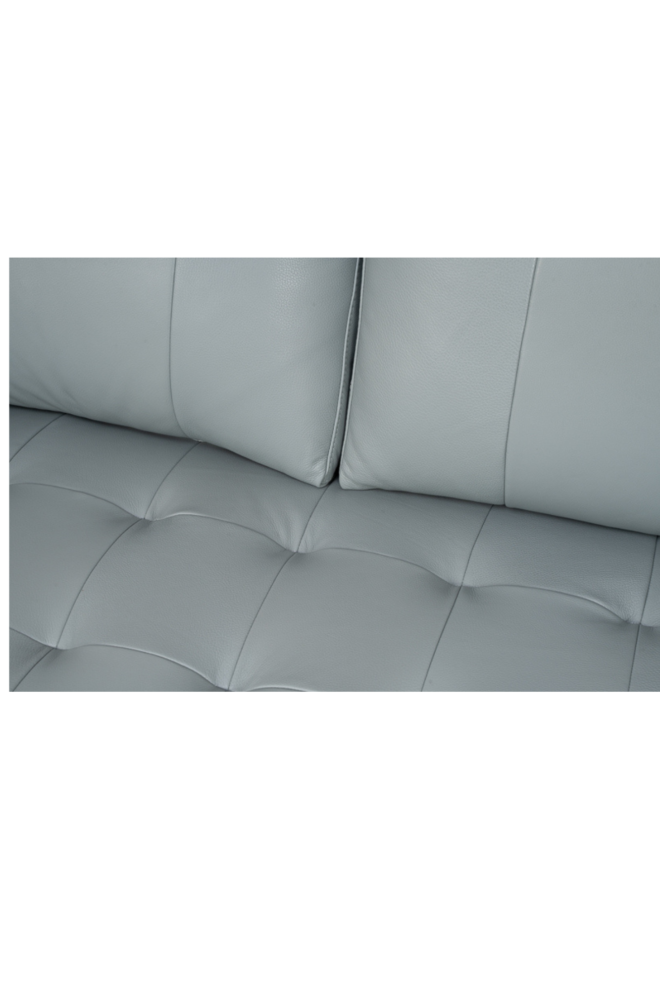 Sofa Apgar Gris 100% Cuero 11