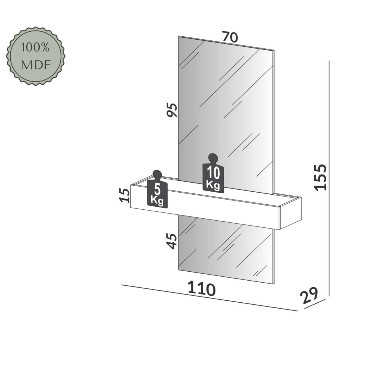 Arrimo Nature 1.1 Tb485E Negro 5