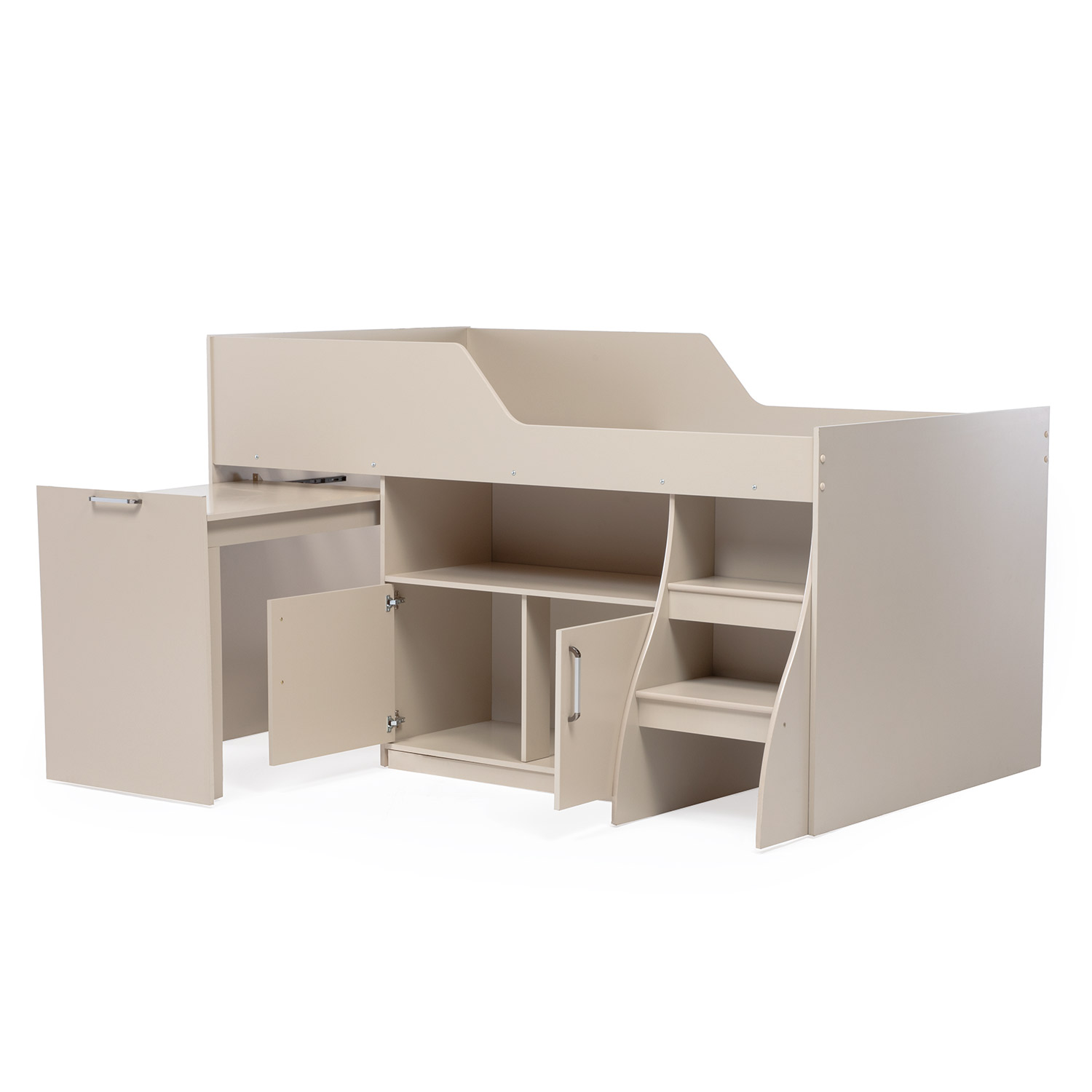 Cama Multifunción Retráctil 1.5 P Off White 3