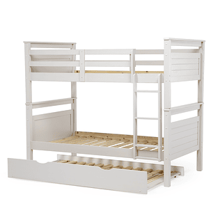 Camarote Nirvana 1.5 P + Cama Auxiliar 100% Madera Desmontable