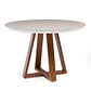 Comedor Bennet 1.15 Redondo + 4 Sillas Megan  - Miniatura 4