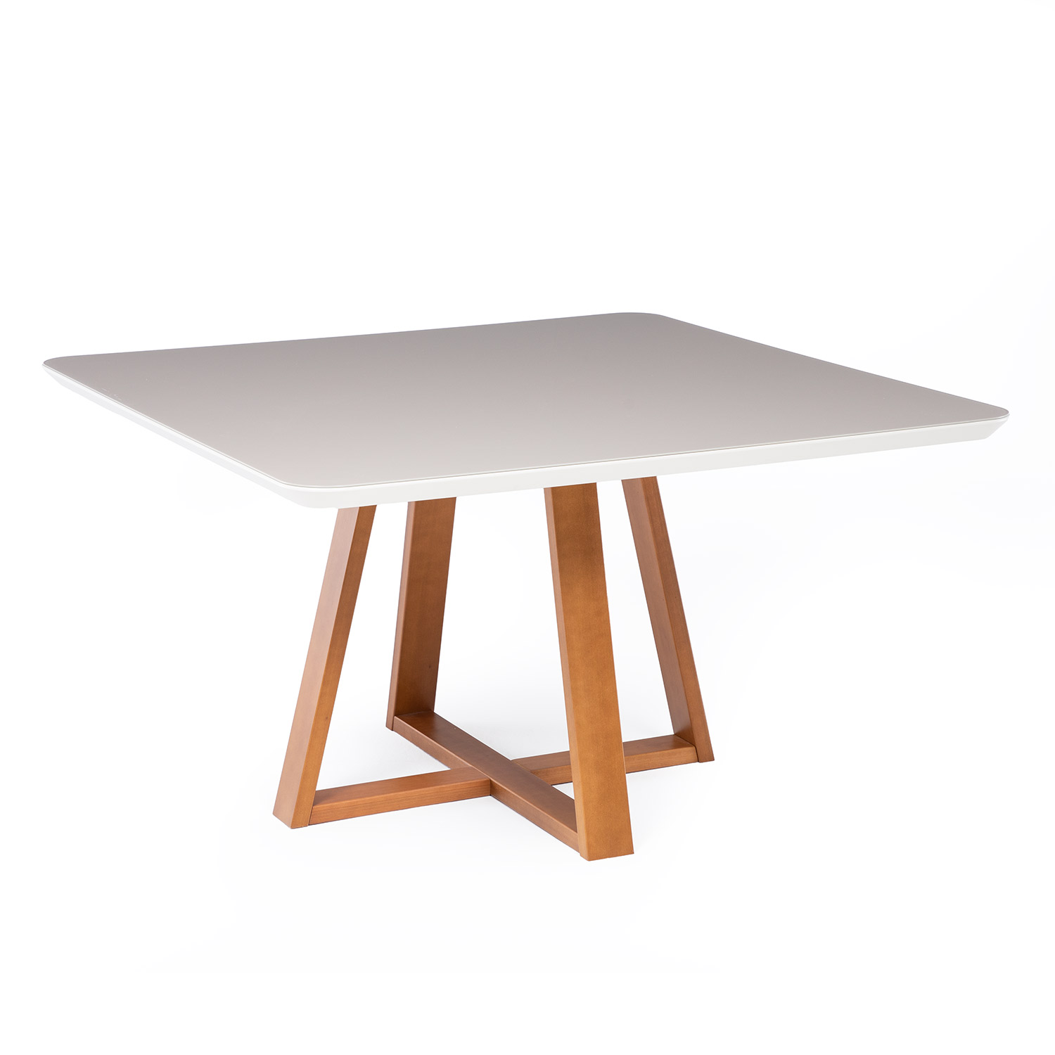 Comedor Bennet 1.35 Cuadrado Off white + 8 sillas Elsie Beige 3