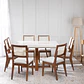 Comedor Bennet 1.35 Cuadrado Off white + 8 Sillas Saga Ts L02 - Miniatura 1