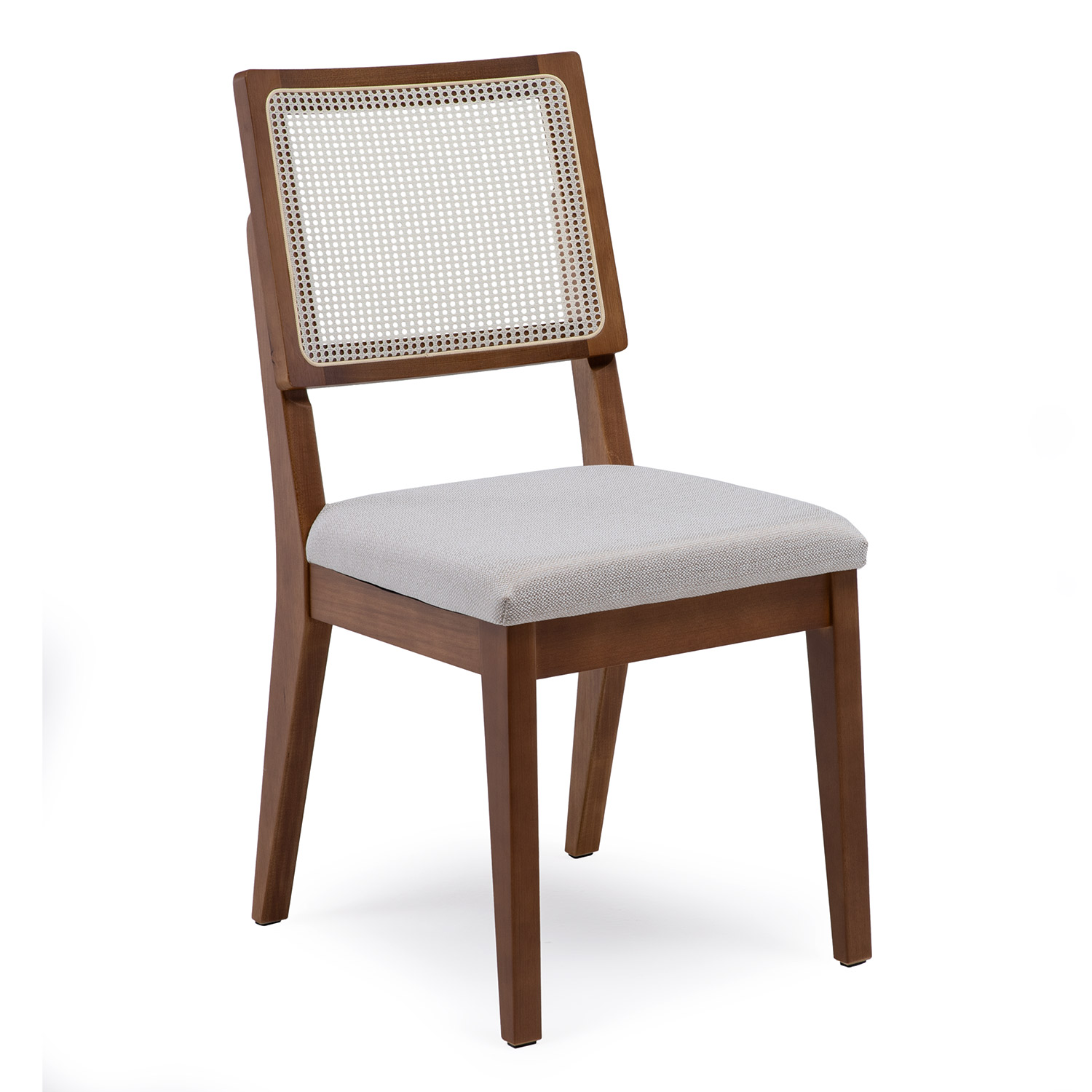 Comedor Bennet 1.35 Cuadrado Off white + 8 Sillas Saga Ts L02 7