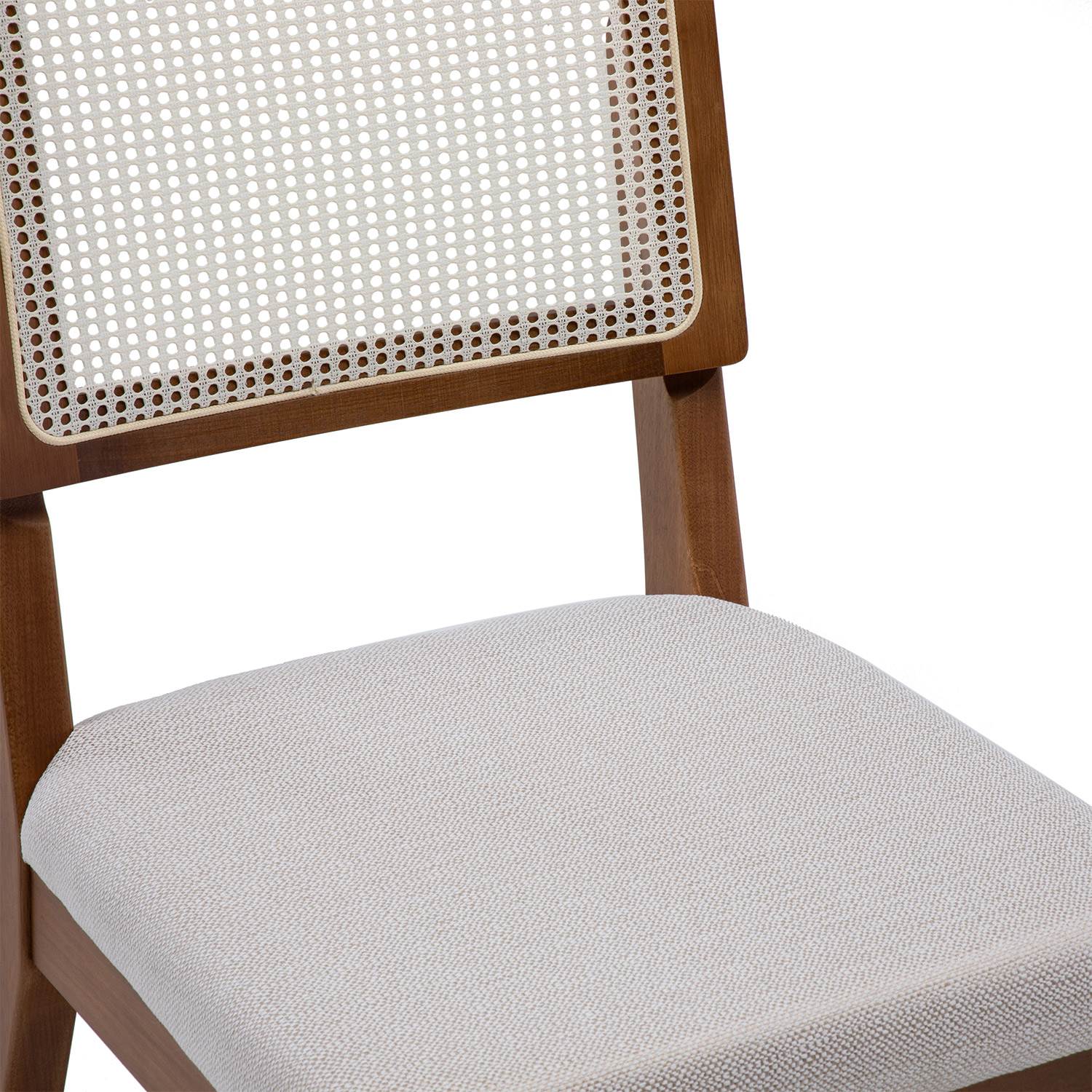 Comedor Bennet 1.35 Cuadrado Off white + 8 Sillas Saga Ts L02 10