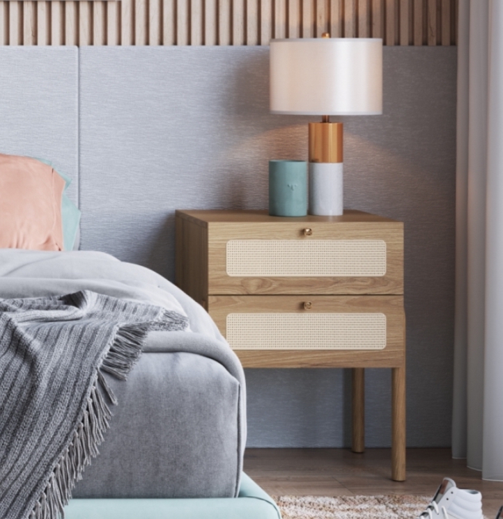 Velador 27933 2C Ratan Natural 1