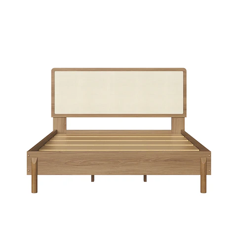 Cama Oslo 2 Plazas Ratan Natural