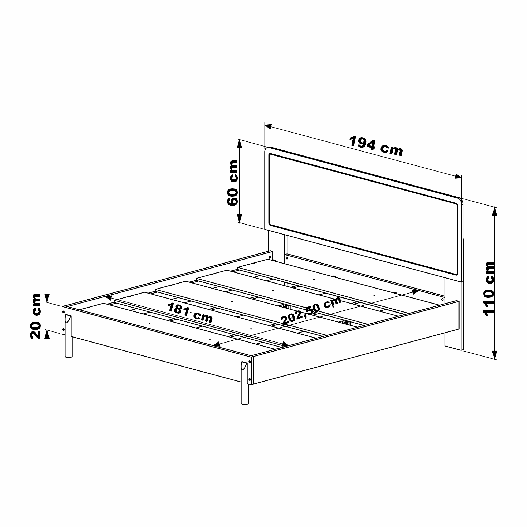 Cama Oslo King Ratan Natural 4