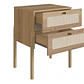 Cama Oslo 2 Plazas Ratan+ 2 Veladores 27933 2C Ratan Natural - Miniatura 5
