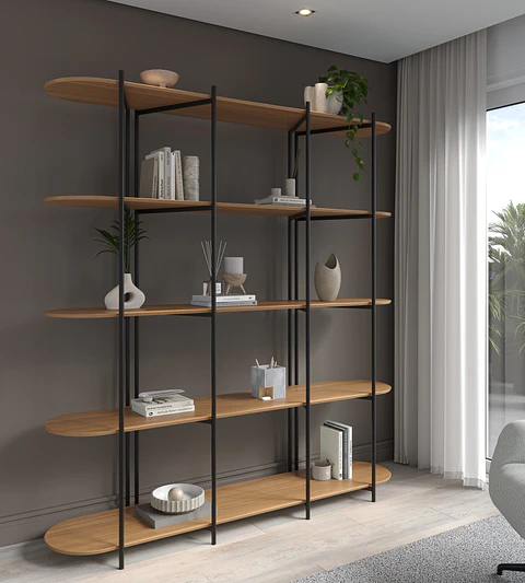 Estante Enya 1.8 Canela Black
