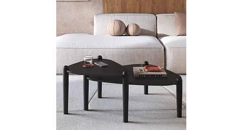 Set Mesas Centro Giorgia 28011 28012 Negro