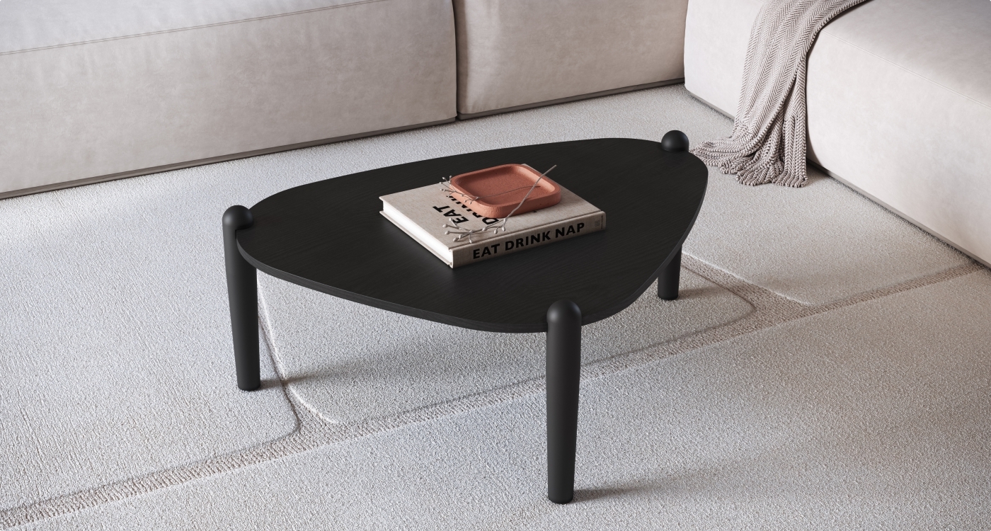 Set Mesas Centro Giorgia 28011 28012 Negro 2