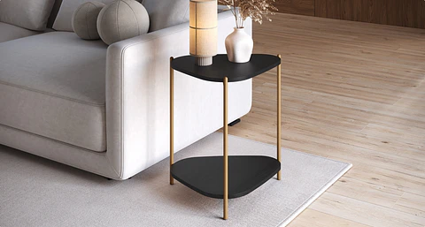 Mesa Lateral Bruna 28016 Negro 