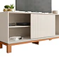 Rack Mondrian 1.35 Off White Castaño  - Miniatura 2