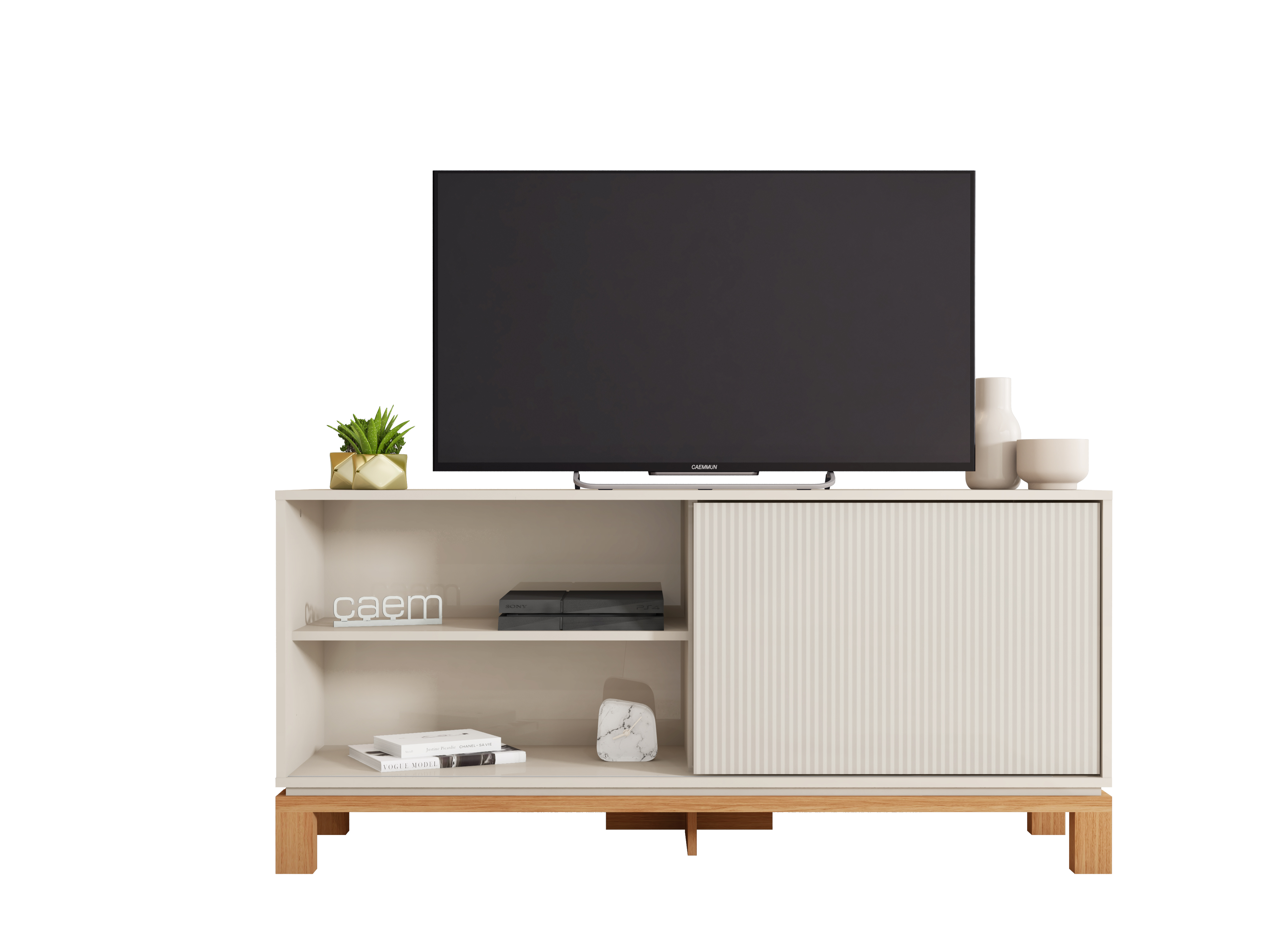 Rack Mondrian 1.35 Off White Castaño  5