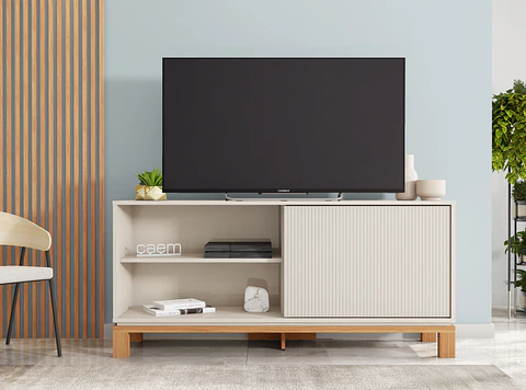 Rack Mondrian 1.35 Off White Castaño 