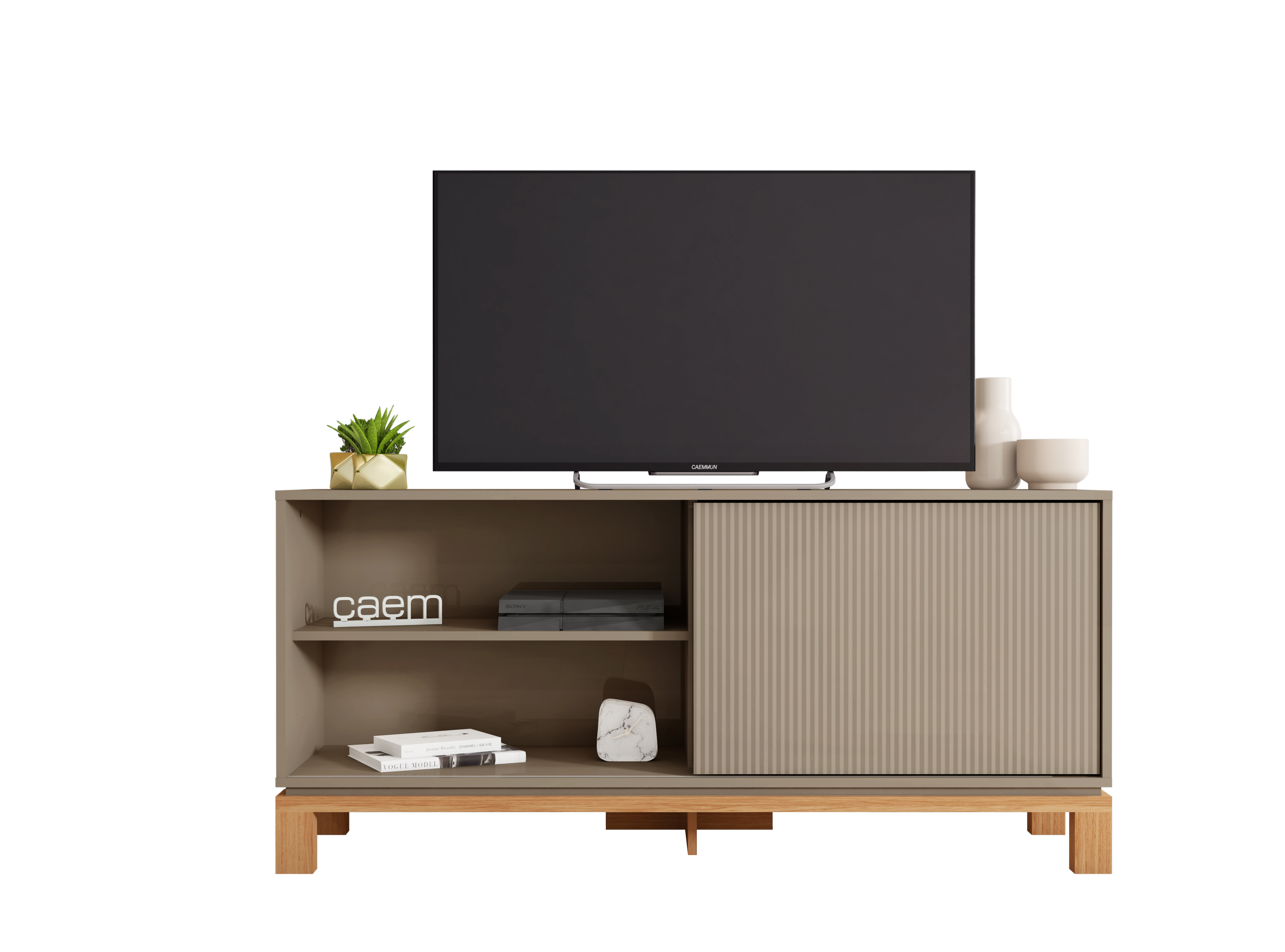 Rack Mondrian 1.35 Gris Castaño  2