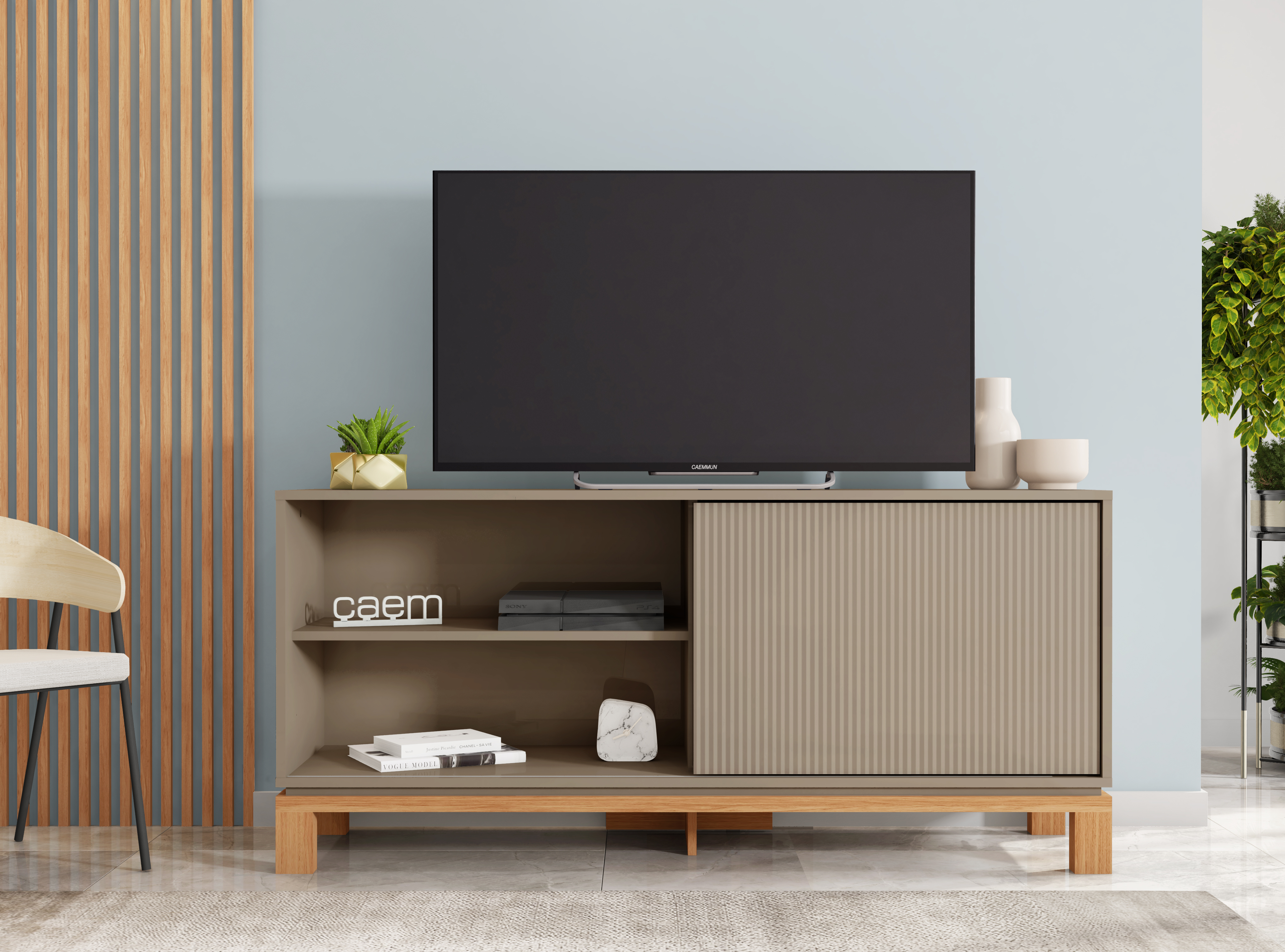 Rack Mondrian 1.35 Gris Castaño  3