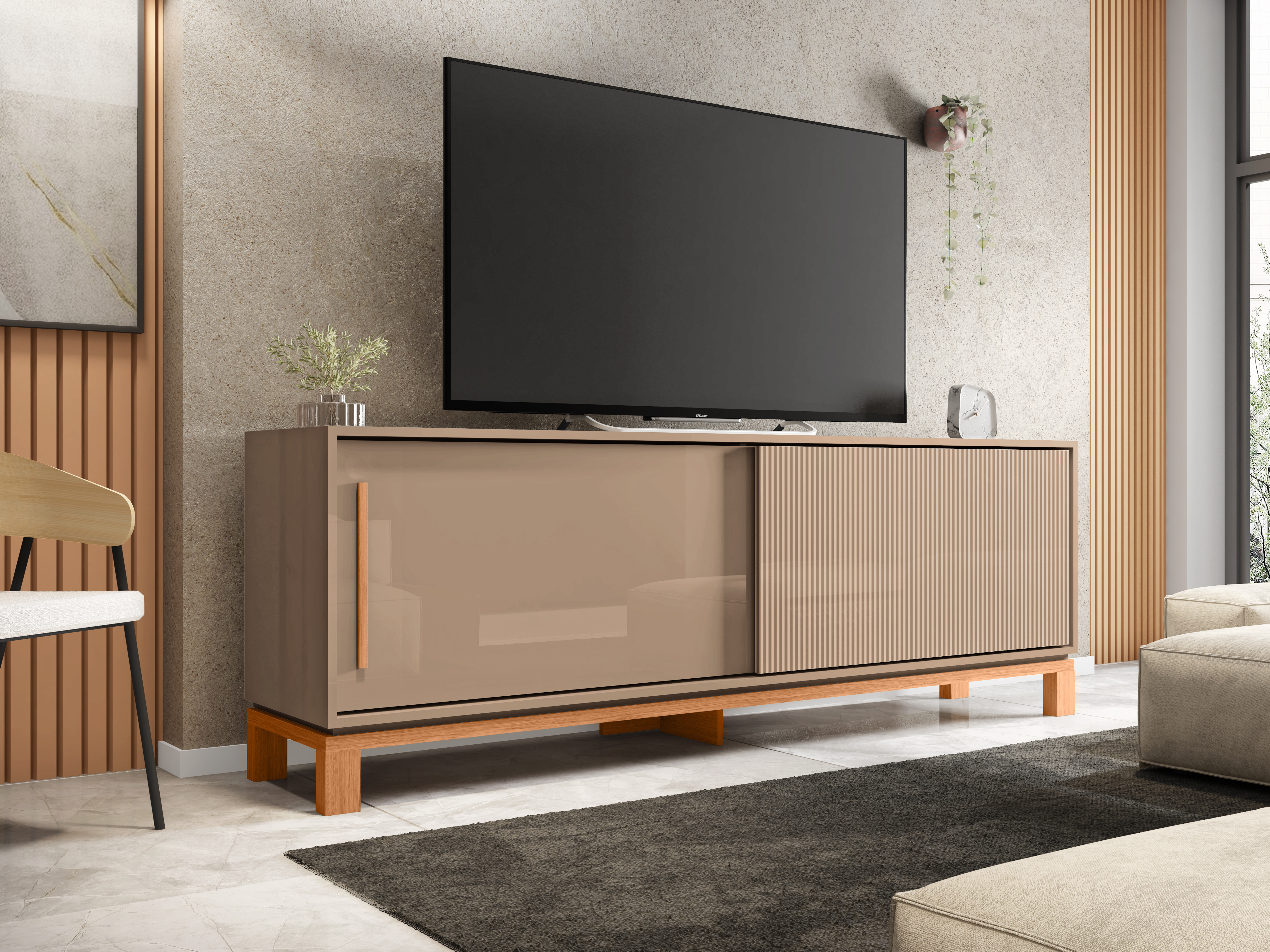 Rack Mondrian 1.8 Gris Castaño 1