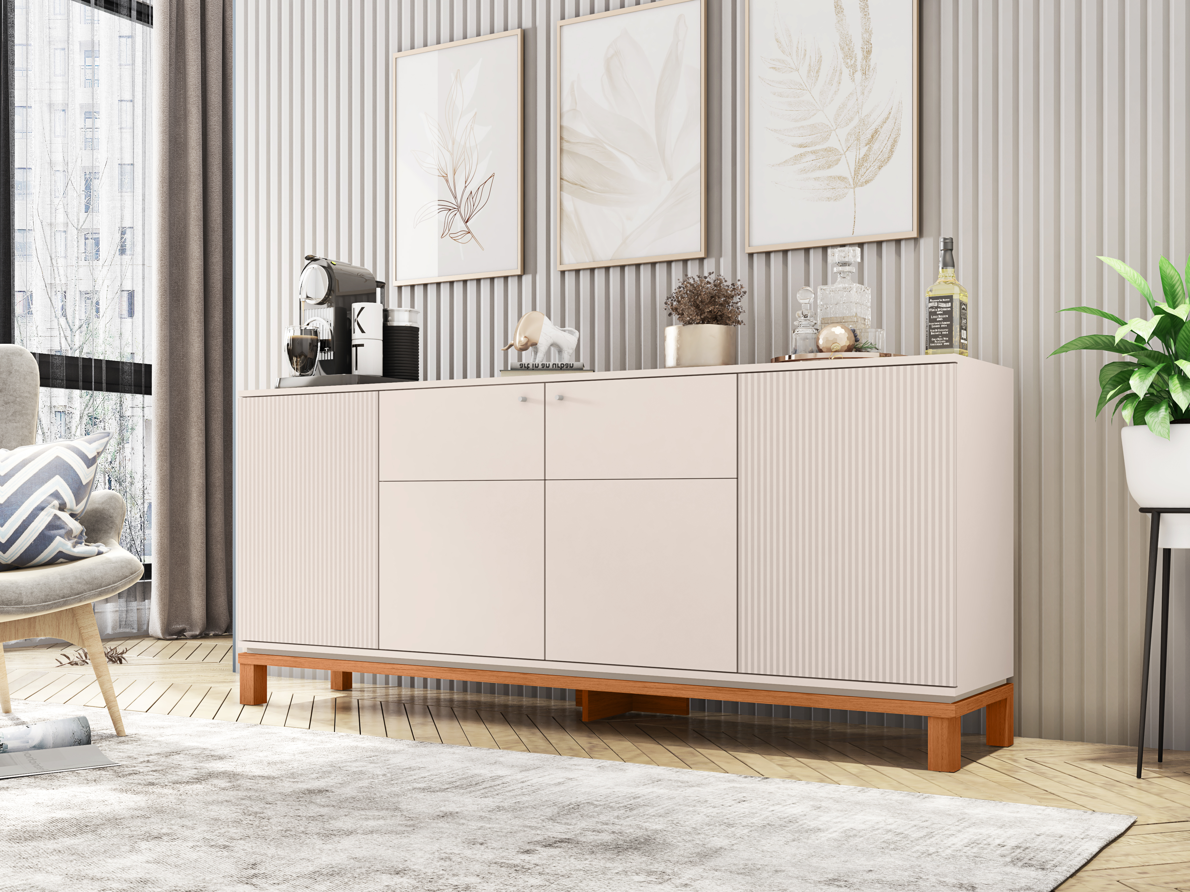 Buffet Mondrian 1.8 OW Castaño 1