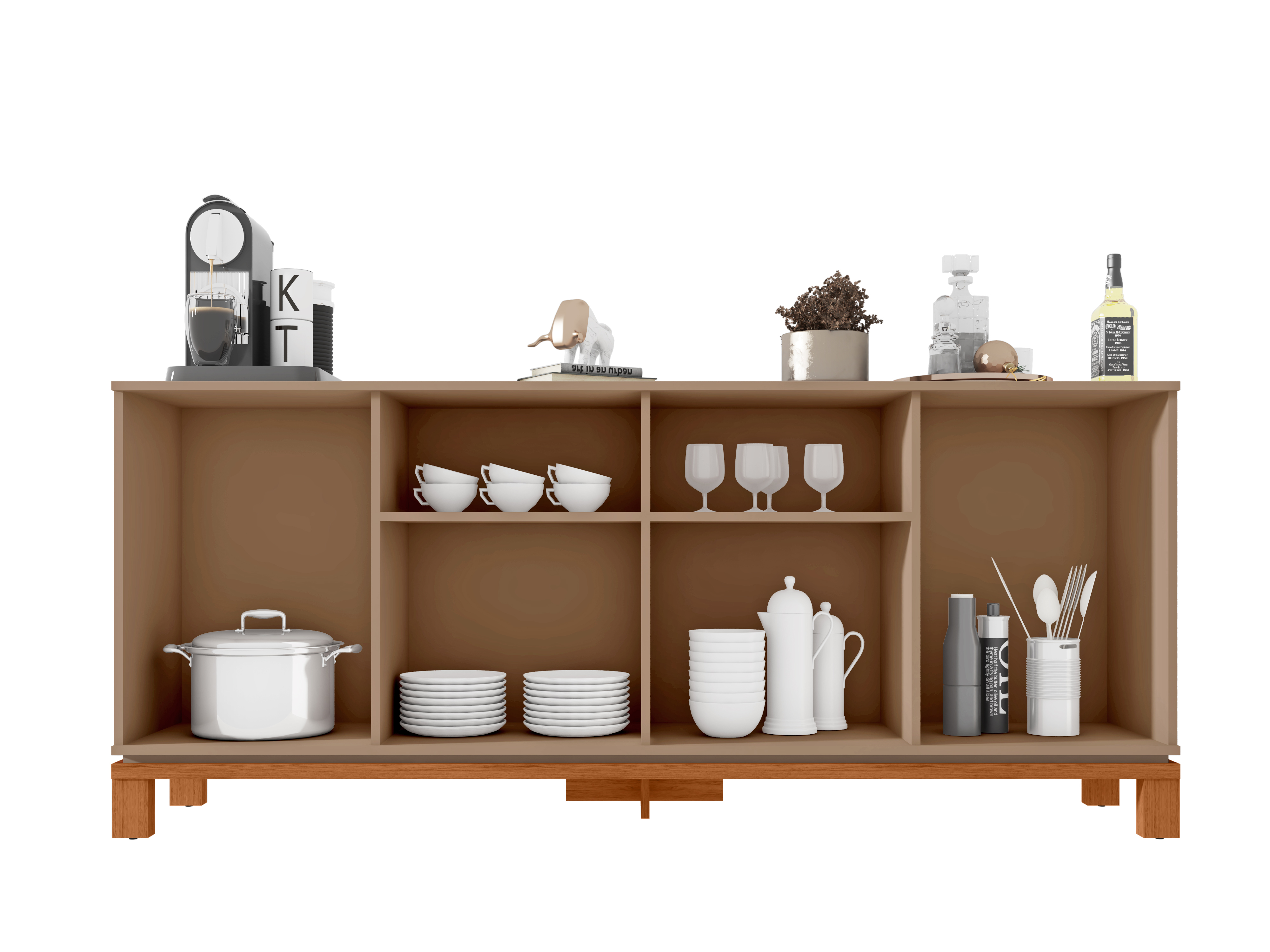 Buffet Mondrian 1.8 Gris Castaño 4