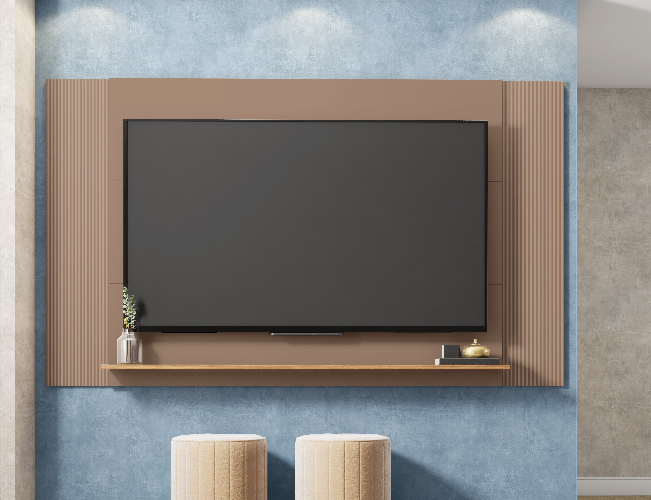 Panel Mondrian Extensible Gris Castaño 1.35-1.18 4