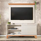 Set Mondrian Panel Extensible 1.35-1.8 + Rack 1.35 OW Castaño  - Miniatura 1