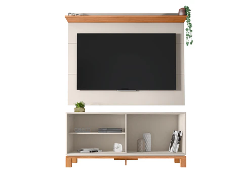 Set Mondrian Panel Extensible 1.35-1.8 + Rack 1.35 OW Castaño 