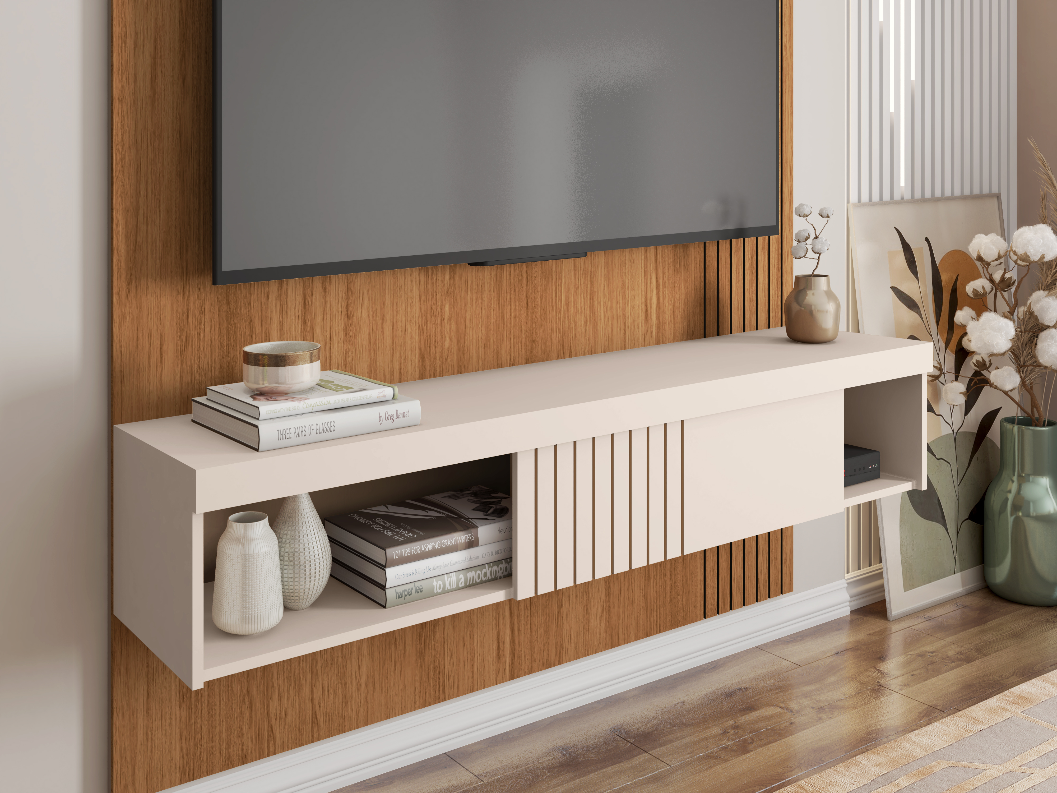 Panel Jade 1.50 Off White Castaño  4