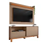 Set Mondrian panel extensible 1.35-1.8 + Rack 1.50 Gris Castaño - Miniatura 5