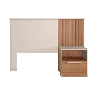 Respaldo Lucila 1.7 Castaño OW + Velador