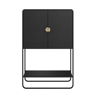 Bar Luna 28069 90cm Negro