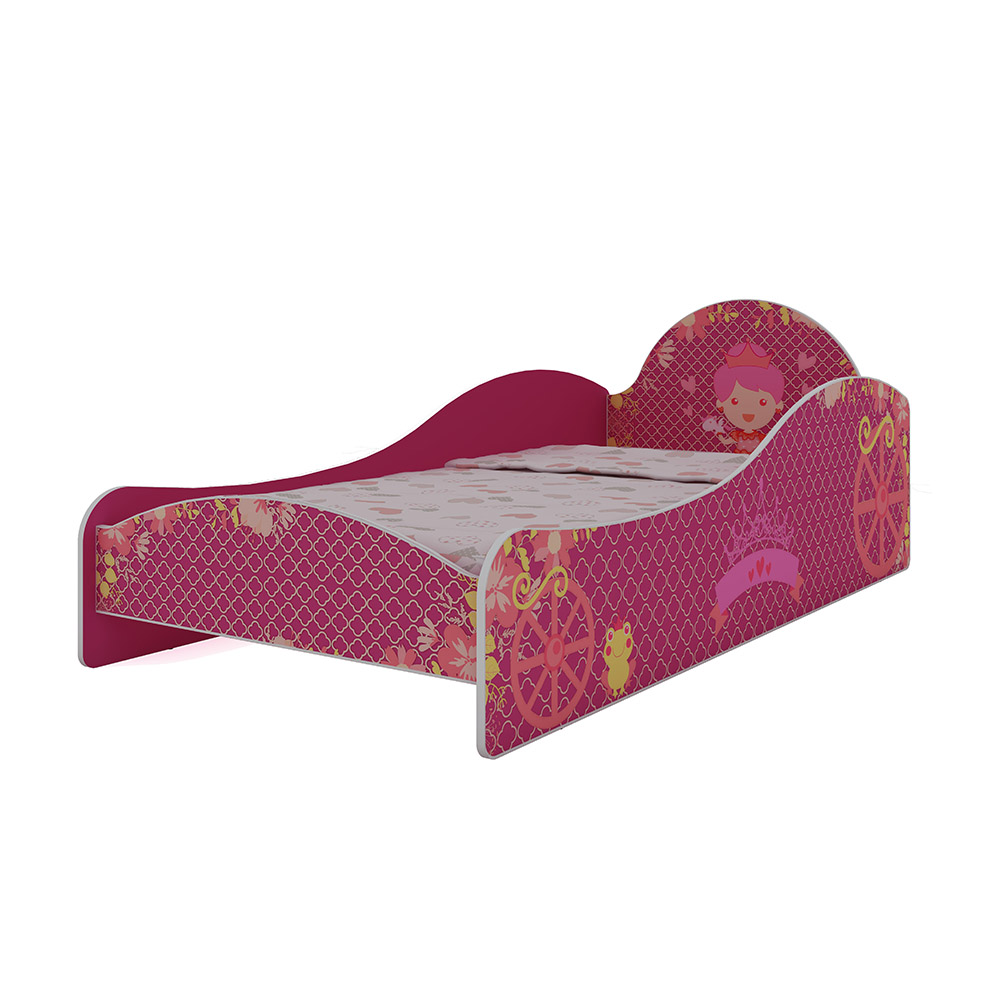 Cama Princesa Rosa 1P 9