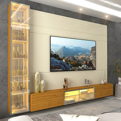 Home Luminare 2.5 1 Torre Off White Natural