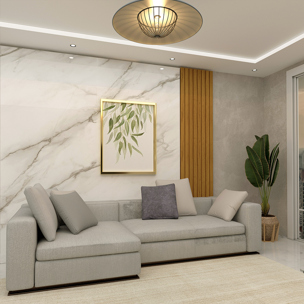 Panel Nobre Ripiado Decorativo 50 cm Natural 6