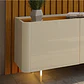 Rack Nobre 2.1 Pata Vidrio Off White Natural - Miniatura 9