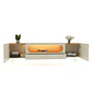 Rack Nobre 2.1 Pata Vidrio Off White Natural - Miniatura 10