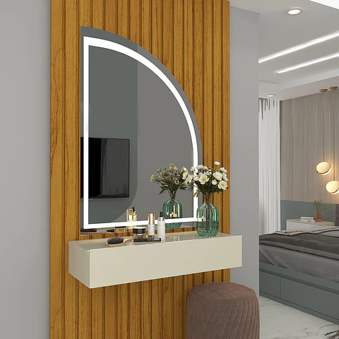 Tocador Realeza Natural Off White LED