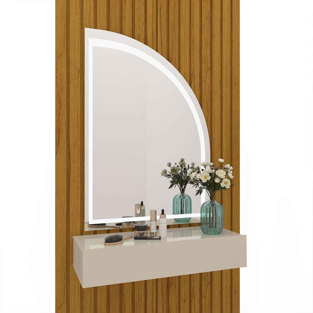 Tocador Realeza Natural Off White LED 9