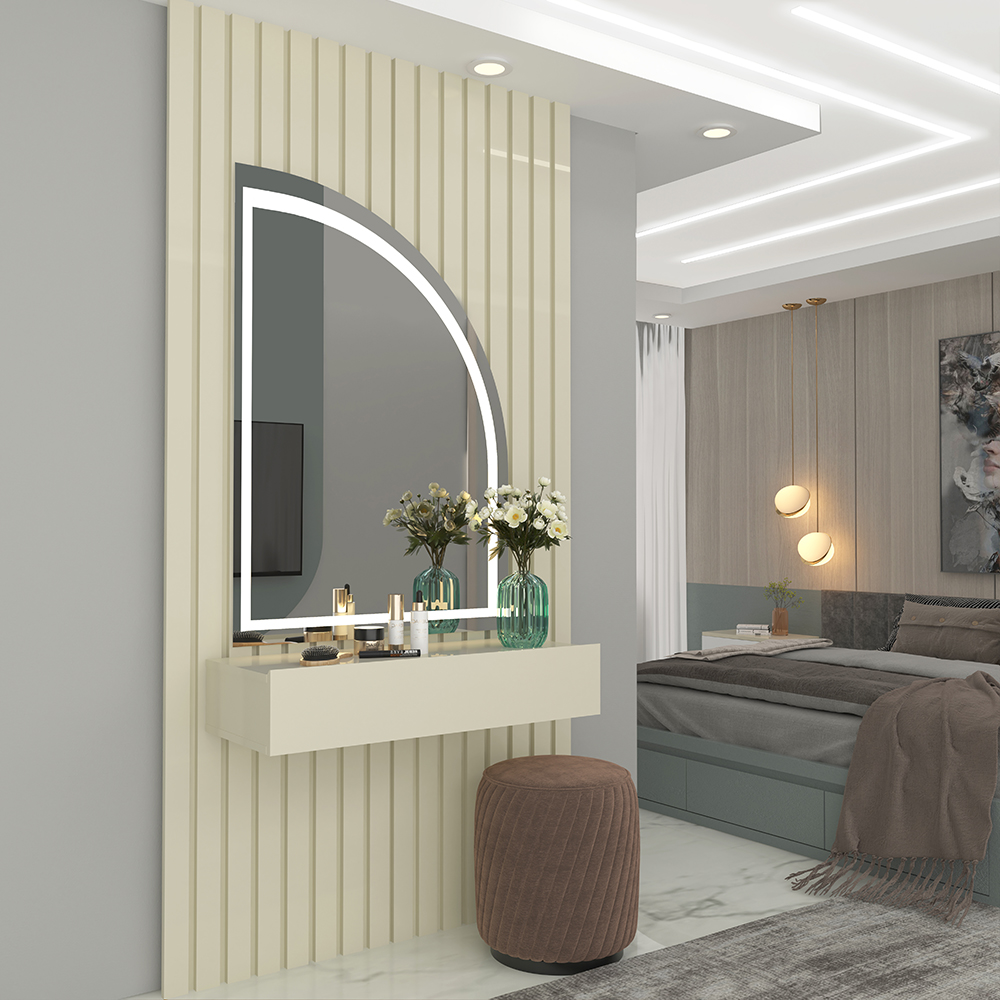 Tocador Realeza Off White LED 1