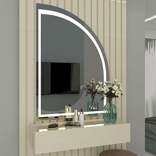 Tocador Realeza Off White LED