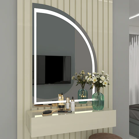 Tocador Realeza Off White LED