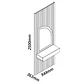Tocador Realeza Off White LED - Miniatura 5