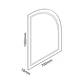 Tocador Realeza Off White LED - Miniatura 13