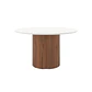 Comedor Kalina Redondo 1.35 + 6 Sillas Kalina Soft palha - Miniatura 2