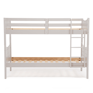 Camarote Curvy Desmontable 1P 100% Madera Off White