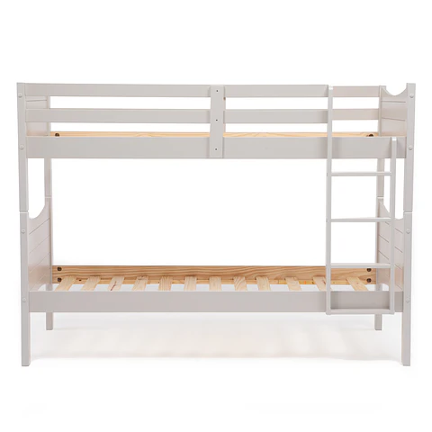 Camarote Curvy Desmontable 1P 100% Madera Off White