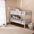 Camarote Curvy Desmontable 1P 100% Madera Off White