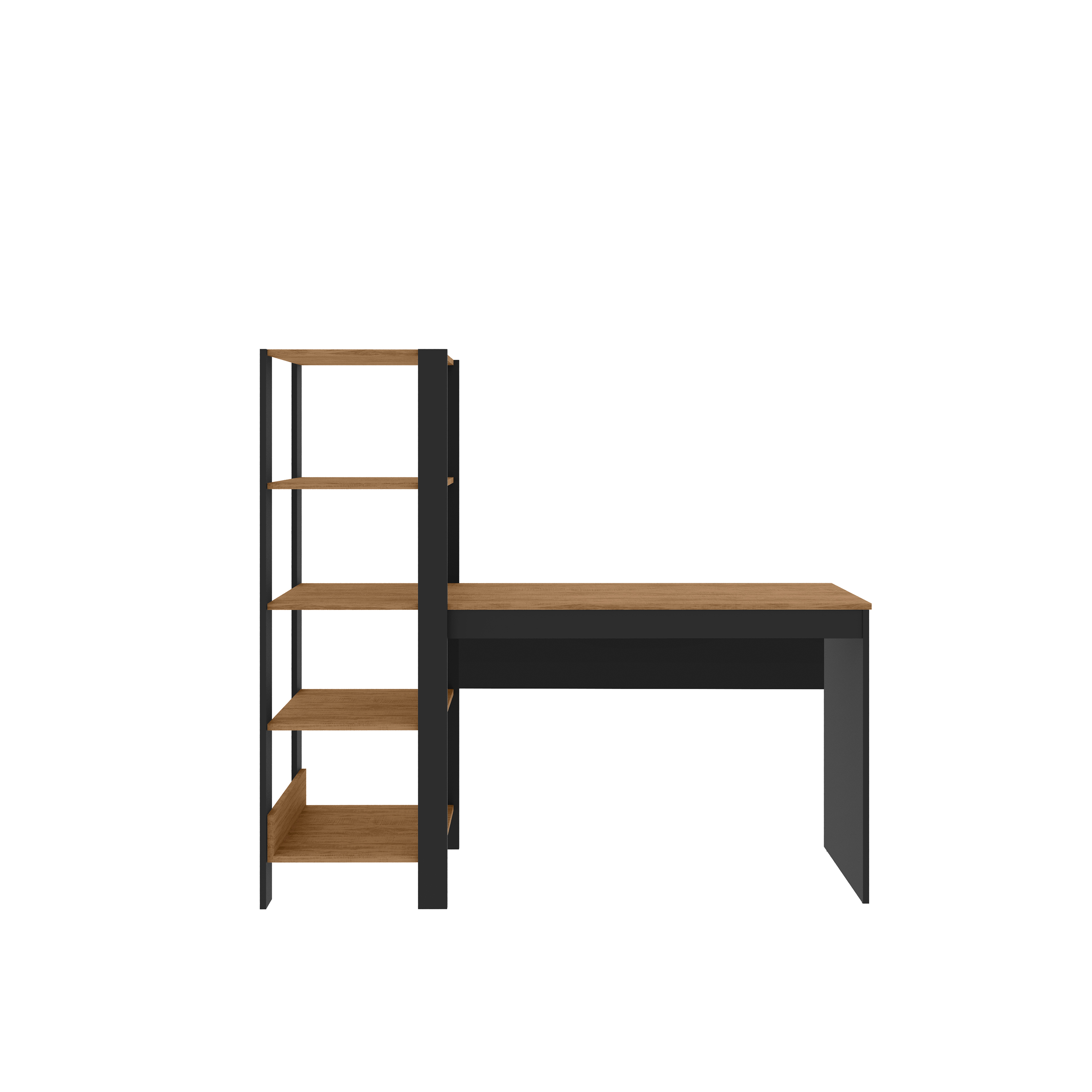 Escritorio Artemis 1.2 + Librero Negro  2