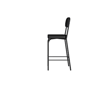 Banqueta Alta Vintage Negro Pata Negra 